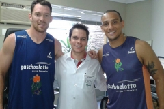 CELEBRIDADE NO ISOCINÉTICO ALEX GARCIA E ROBERT DAY BAURU BASKET